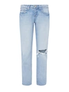 L'agence Nevia Low-rise Distressed Straight Jeans In Fontana Destruct