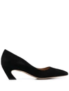 Chloé Oli Leather Pumps In Black