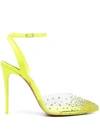 CHRISTIAN LOUBOUTIN CHRISTIAN LOUBOUTIN WITH HEEL YELLOW