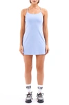P.e Nation Round-neck Sleeveless Mini Dress In Lavender Lustre