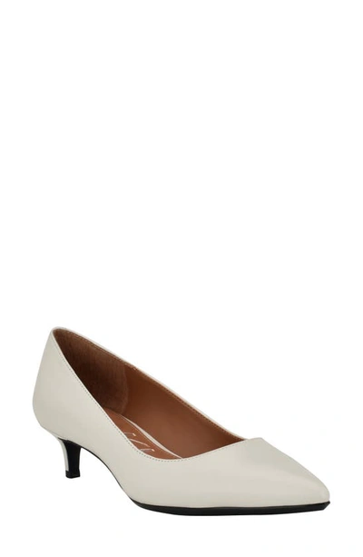 CALVIN KLEIN CALVIN KLEIN GABRIANNA KITTEN HEEL PUMP