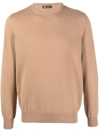 Colombo Crew-neck Cashmere Jumper In Sulfur