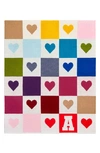 BAUBLEBAR KIDS' TAKES A VILLAGE LETTER BLANKET