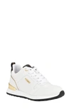 Guess Women's Kadlin Logo Detailed Retro Jogger Sneakers In White