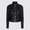 Dsquared2 Black Solid Band Collar Jacket In Black