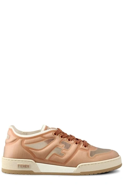 Fendi Match Mesh Low Top Sneakers In Flora