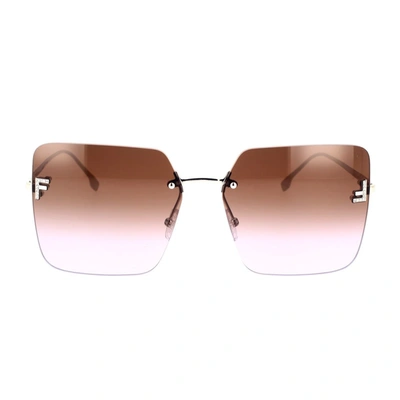 Fendi Sunglasses In Silver
