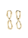 FORTE FORTE FORTE_FORTE SCULPTURAL EARRINGS WITH CHAIN DETAIL