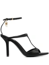 GIVENCHY GIVENCHY G LOCK LEATHER SANDALS