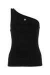 Givenchy Black Stretch Viscose Blend Top In Black