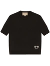 GUCCI GUCCI HORSEBIT INTARSIA WOOL TOP