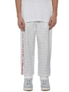 Helmut Lang All Over Printed Pants In White