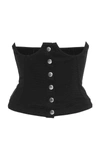 FLEUR DU MAL Stretch-Knit Corset