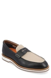 Thomas & Vine Kaufman Moc Toe Penny Loafer In Black