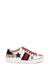 GUCCI Gucci 'Nappa Silk' Leather Sneakers,454562DMKU08160