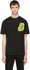 MCQ BY ALEXANDER MCQUEEN Black 'Bunny Be Here Now' T-Shirt