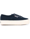 Superga 2790 Acotw Platform Sneakers In Blue