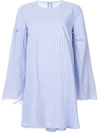 Tibi Elliot Stripe Trapeze Dress