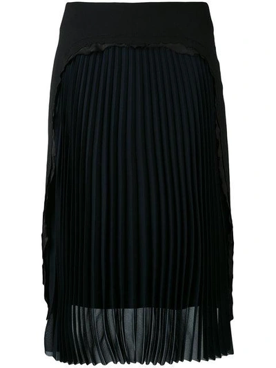 Maison Margiela - Pleated Front Pencil Skirt