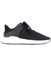 Adidas Originals Eqt Technical Fabric Black Sneakers In Black