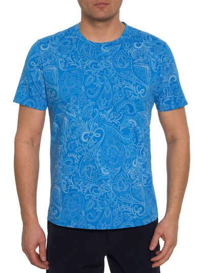 Robert Graham Swanson T-shirt In Periwinkle