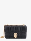 Burberry Lola Small Leather Shoulder Bag In Black