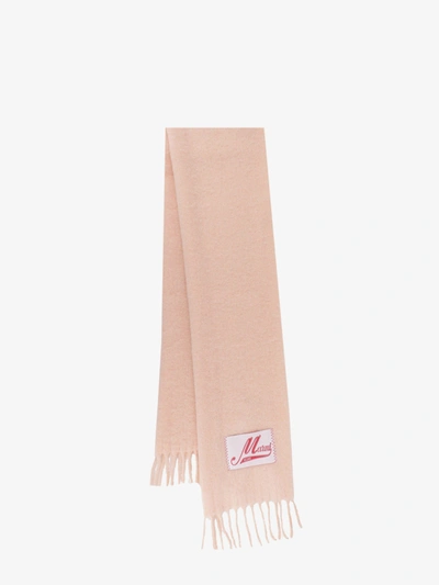 Marni 流苏边围巾 In Pink