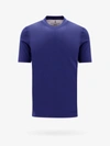 Brunello Cucinelli Cotton T-shirt In Blue