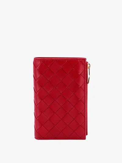 Bottega Veneta Wallet In Red