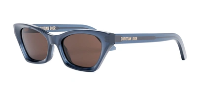 Dior Midnight B1i Cat-eye Sunglasses In Brown