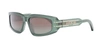 Dior Signature S9u Acetate Rectangle Sunglasses In Brown