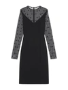 GIVENCHY BI-MATERIAL DRESS WITH 4G MOTIF