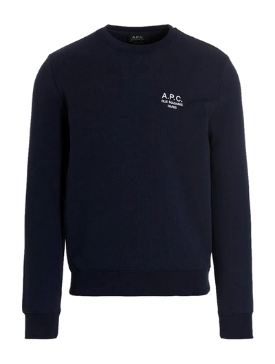 Apc Printed Sweatshirt In Black