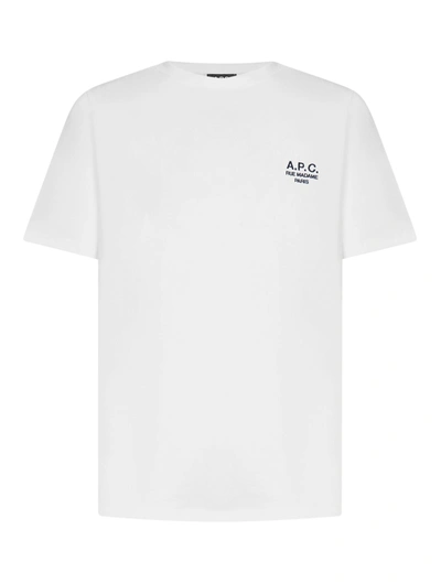 Apc Raymond  T-shirt In Cotton In White