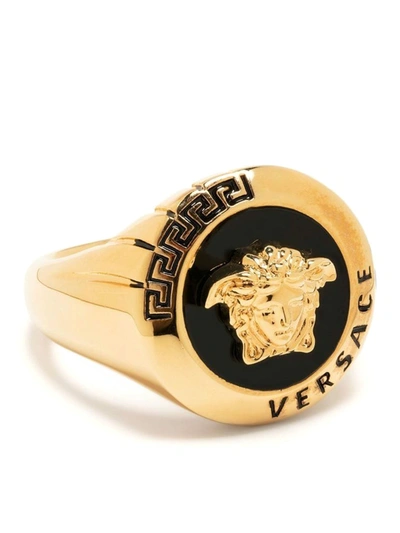 Versace Ring In Metallic