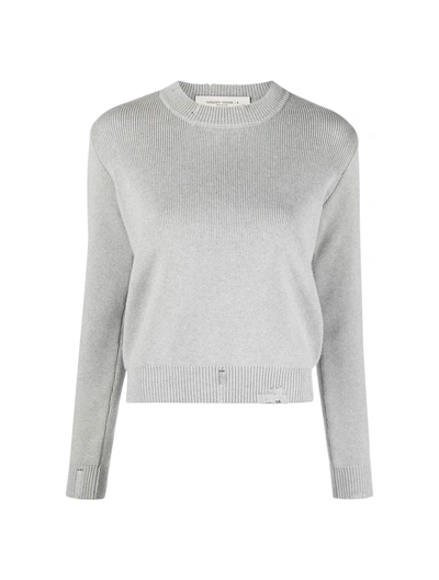 GOLDEN GOOSE SWEATER WITH A LIVED EFFECT