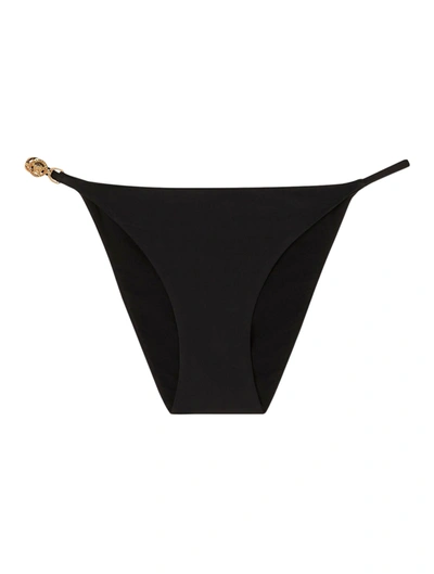 Versace Swim Slip Bikini In Black