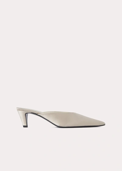 Totême The Satin Mule Sand In Neutrals
