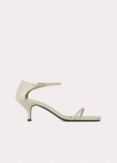 Totême Leather Sandals In Bleached Sand