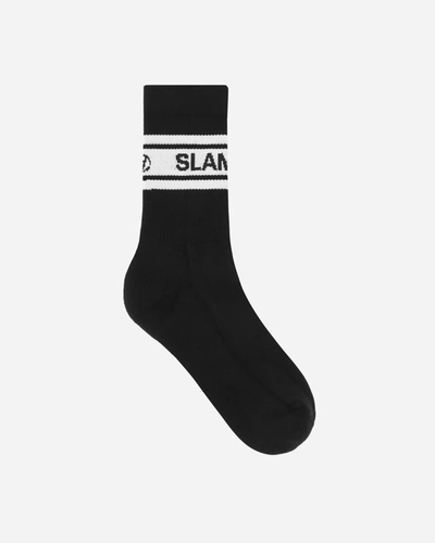 Slam Jam 3-pack Logo Jacquard Socks In Black