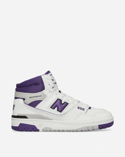 New Balance 650 High Top Sneakers In White