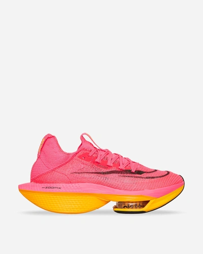 Nike Air Zoom Alphafly Next% 2 Flyknit Sneakers Hyper Pink / Laser Orange In Multicolor