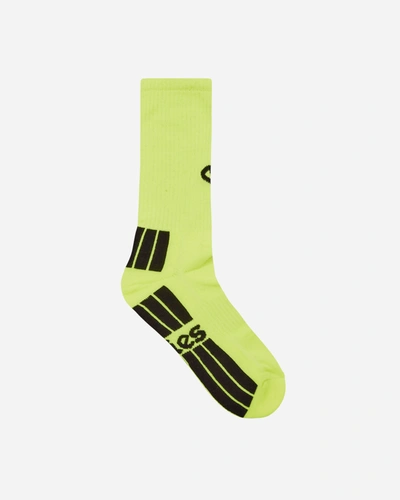 Aries Eye Socks Acid In Yellow