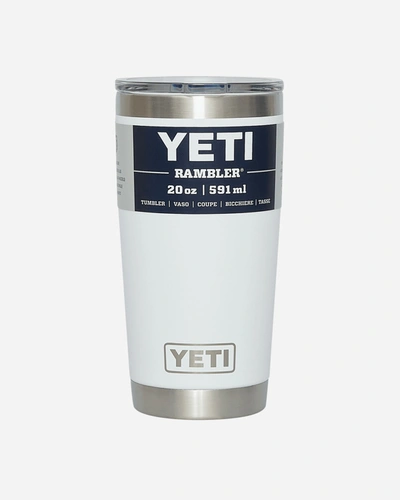 Yeti Rambler Tumbler In White