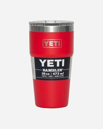 Yeti Single Rambler Stackable Cup In Red