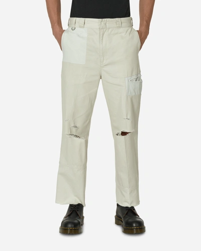 Undercover Workwear Trousers Ice Grey In Beige