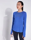 GOODMOVE GOODMOVE SCOOP NECK BASE LAYER FITTED TOP
