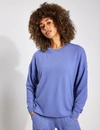 Alo Yoga Soho Pullover In Blue