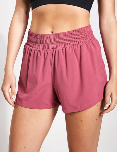 Varley Kallin Track Shorts In Pink