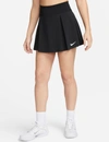 Nike Women's Dri-fit Advantage Short Tennis Skirt In Black